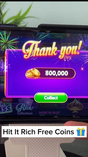 Hit It Rich Casino Free Coins Links (Daily Bonus) #hititrich #zynga #hititrichfreecoins #shorts