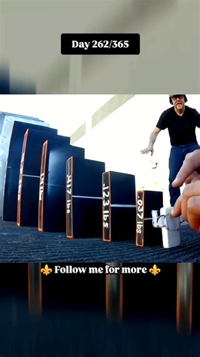 Science Experiments Hub 🔬 on Instagram: ""Can a tiny domino really knock down a £3000 car? 🤯🚗 Watch this insane chain reaction and tell me — which one are YOU? 👇 😎 Team ‘Small but Powerful’ or 😂 Team ‘Bro, Adam cheated!" #MythBusters #DominoEffect #ScienceExperiment #ChainReaction #CrazyMyths #EpicFails #myth_buster_club"