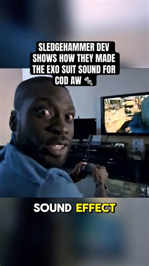 How Sledgehammer made the iconic exo suit sound for Call of Duty AW #callofduty #gaming #shorts