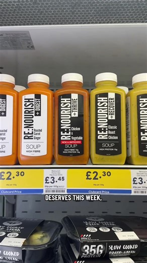 Caloriedeficit Soup at Tesco: Re:Nourish Your Lunch