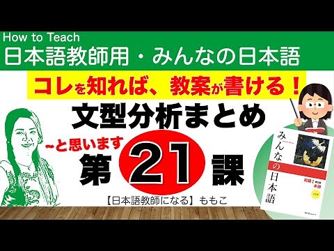 みんなの日本語第21課 〜と思います/〜と言いました/〜でしょう？【日本語教師になる／みんなの日本語・教え方】