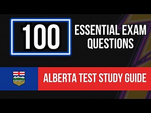 Alberta Learners Test Study Guide (100 Essential Exam Questions)