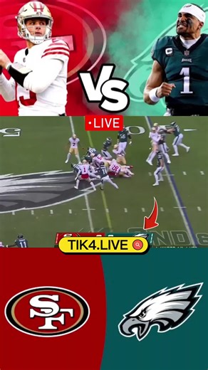 49ers vs Eagles Live match Today 2025(12-08) GOAL...GOAL...GOAL...GOAL...GOAL...GOAL...GOAL ⏰⏰::: (Q1) 12:14” Live Now 49ers vs Eagles Live Updates, watch Live, score, analysis How to watch 49ers vs Eagles Live, stream link and start time Kick off time: 02:00 PM Eastern Time Saturday, Jan 11 Venue: Soldier Field, Chicago, USA 49ers vs Eagles score: Kick off, 02:00 PM Eastern Time 49ers vs Eagles Live updates! — By Mike Ditka Team news is intriguing! Words related to this video: 49ers vs Eagles L