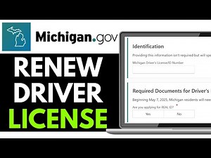 How to Renew Your Driver License Michigan 2025 (FULL GUIDE)