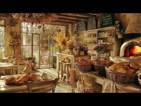 Peaceful 1950s Spring Bakery Morning | Vintage Jazz & Oven Sounds in a Cozy Cottage