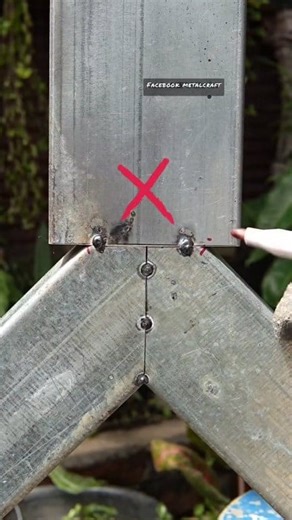 19K views · 47 reactions | repair and tricks of triangular cone metal joints | ID Welder | Facebook