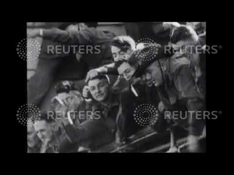 1940 Australian soldiers depart for Europe