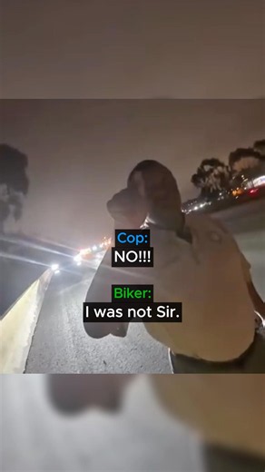 Angry Cop Lies To Biker😡