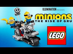 Lego Minions 75549 Unstoppable Bike Chase Speed Build Review