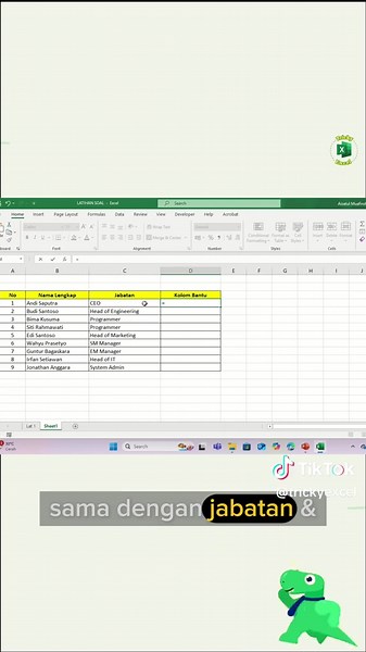 Cara Cepat Buat Bagan Struktur Organisasi di Excel