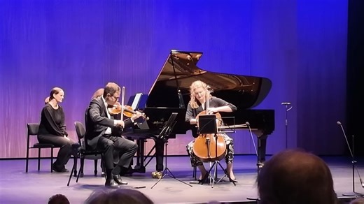 Masterful performance of Brahms by AFCM Artistic Director Jack Liebeck on violin, with Olga Zado on piano, and Charlotte Miles on cello. Magic for the ears in the 2025 AFCM Duelling Composers concert.  JOHANNES BRAHMS Trio in C minor for Piano, Violin, and Cello Op. 101 Jack Liebeck, Olga Zado, Charlotte Miles - Cello #AFCM2025 #Brahms #TrioinCminor #JackLiebeck #OlgaZado #CharlotteMiles | Australian Festival of Chamber Music | Facebook