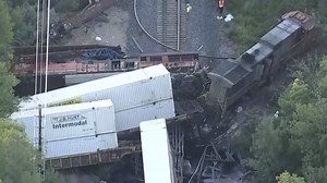 2 freight trains collided in Colorado, damaging a bridge, spilling fuel and injuring 2 crew