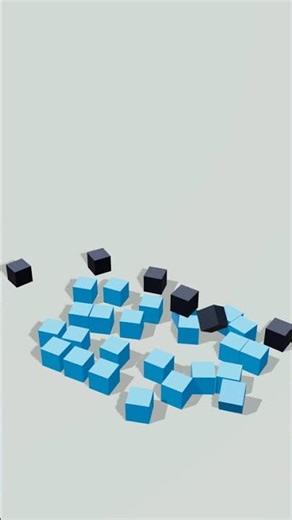 Solar Panel Tile Explosion - Voxel Block Collapse Animation