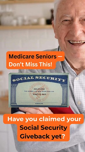 3 comments | Seniors on Medicare — Have You Claimed Your $174 Giveback Yet?  If you have Medicare Part A & B and haven’t claimed your Social Security increase — now’s the time! | Benefit for Seniors | Facebook