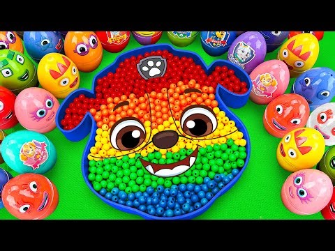 ⚡️ Unboxing Mystery Paw Patrol Eggs & Slime Surprises! ASMR Clay with Chase, Marshall, Skye & Ryder