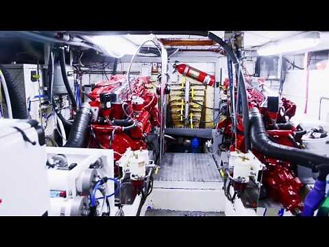 engine room tour 49 Defever trawler