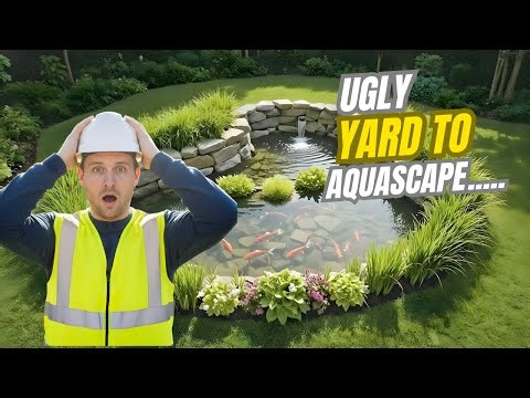 Pond Transformation: Bare Yard to Backyard Oasis