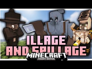 Illage and Spillage V1 Addon MCPE 1.19 | Java to Bedrock