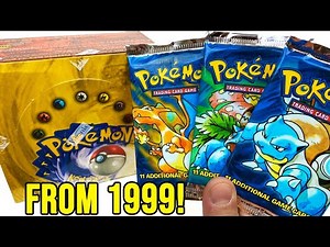 OPENING A BOX OF 1999 BASE SET POKEMON CARDS - WORTH $5,000! (Charizard Pull!?)