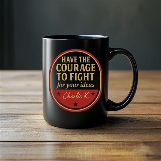Charlie Kirk Mug, Conservative Gift, 15oz Coffee Mug - Etsy