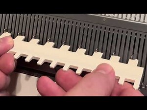 How To Use The Brother KA-8300 Rib Transfer Carriage