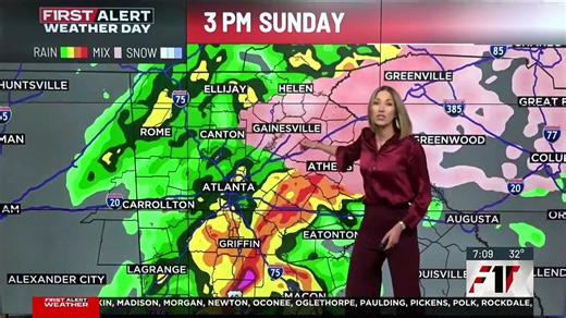 FIRST ALERT WEATHER: It looks like some of north Georgia will get a break from the ice storm precipitation this morning before a second wave pushes in during the afternoon. Live updates ⬇️ | Atlanta News First