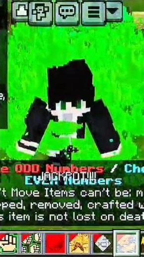 Hakari's Idel Death Gamble Domain Expansion in Minecraft Bedrock #minecraft#shorts #jujutsukaisen