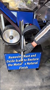 Removing Rust and Oxide Scale to Restore the Metal’s Natural Finish💯#metalpolishing #rustremoval
