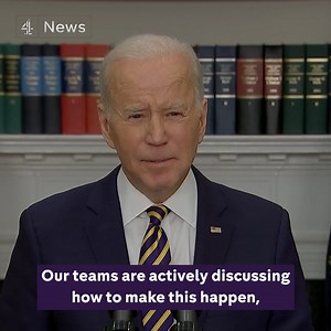 95K views · 2.1K reactions | "The United States is targeting the main artery of Russia's economy." US President Joe Biden announces a ban on all imports of Russian oil and gas and energy, to deal "another powerful blow to Putin's war machine." | Channel 4 News | Facebook