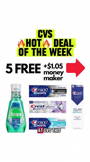 Through 10.4, here is a 🔥 CVS deal to do this week! CVS has so many great deals this week! #cvs #cvsdeals #cvscouponing #couponing #deals