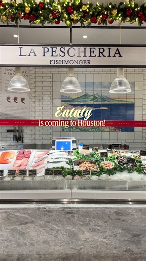 ITALIAN MARKETPLACE FOOD HALL COMING TO HOUSTON! ✨🇮🇹🧀🍝🍷🛒 @eataly is coming to Houston, with its first location planned for the Galleria area (5000 Westheimer Rd) Centre at Post Oak, aiming for a late 2026 opening. They offer high-quality food and wine, along with items like uncooked pastas, coffee, and olive oil. They feature fresh, handmade pastas, bread, pastries, and more—it truly is an immersive Italian culinary experience! Eataly’s restaurants vary by location. Construction is expecte