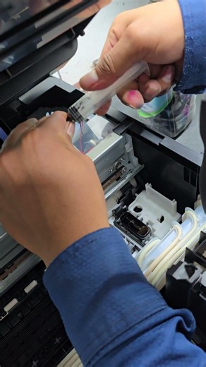 cómo limpiar la bomba de succión Impresora Epson #impresora #soportetécnico #epson #tutorial