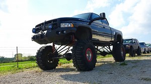 9.7K views · 186 reactions | Lifted Dodge Ram 1500 4x4 Pickup - Procharged 5.2 V8, 44" Super Swamper Boggers - at Country Classic Cars in Staunton, IL. Thanks for taking a look! | Ramblin Around TV | Facebook
