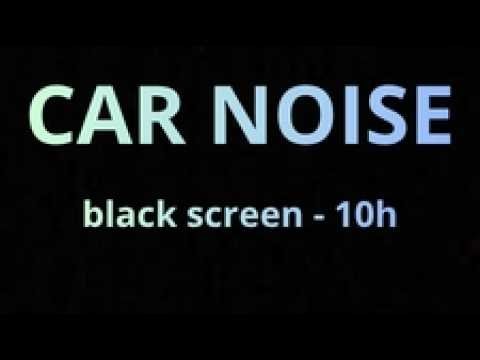 Car Interior Highway Noise - Steady Road Sound for Sleep (Blackscreen) 10 Hours