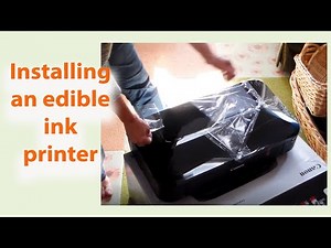 How to install a new edible ink printer- Canon ix6820 installation with a wired connection