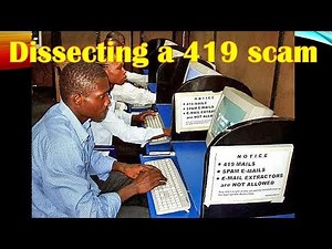 Dissecting a 419 scam