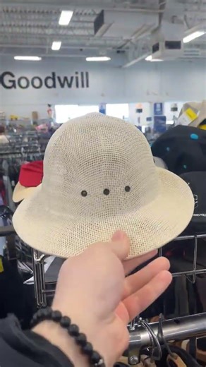 Such a silly hat to wear somewhere. #hat #hats #funny #thrifting #thrift