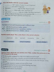 B. Fill in the blanks with the correct modals.__ I get a glass... | Filo