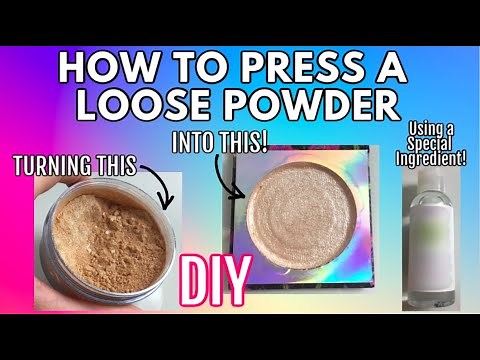 How to Press a Loose Powder | DIY
