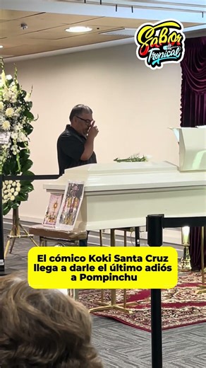 El cómico Koki Santa Cruz llega a darle el último adiós a Pompinchu
