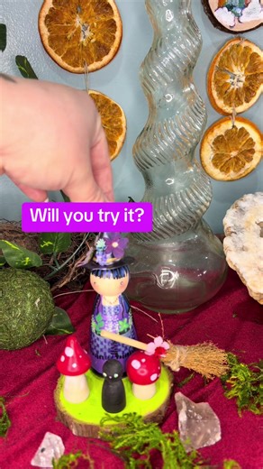 Poppets You can use something you already have or buy all of your supplies at Walmart and Amazon. You can be as fancy or as simple as you choose that day! You will need acrylic paint, a wooden peg doll, dried flowers at a nice touch, felt sticks and straw for the accessories. This isn’t about perfection it’s about fun and visualizing what you want surrounding you. And if you don’t feel like making your own poppet, my shop link is in my bio/ It would be an honor to craft it for you🖤🌈 #witchtips