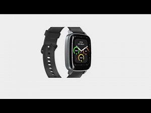 Letsfit E21 1.69" Black Bluetooth Smartwatch 2pack with ...