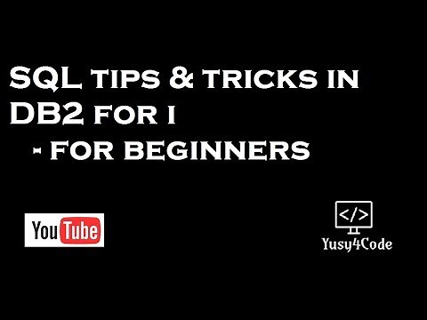 STRSQL in IBM i - An overview and tips&tricks for beginners