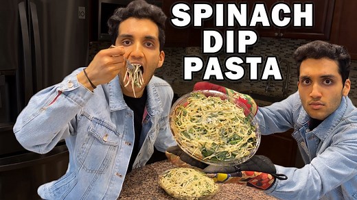 Guilt-Free Spinach Dip Pasta | Healthy, Low-Calorie, High-Protein Meal