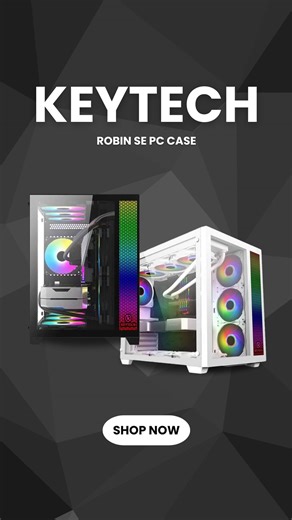 Keytech Robin SE ATX/ITX Tempered Glass Case 👾✨ Orders thru viber hotline ⬇⬇⬇ https://bit.ly/PCGILMOREViberMarketplace 📱 0917 628 6933 / 0908 812 7088 ☎️ (02) 8726-7628 / (02) 8721-3496 📍 1st Street Gilmore Ave. Quezon Cit | PC Gilmore