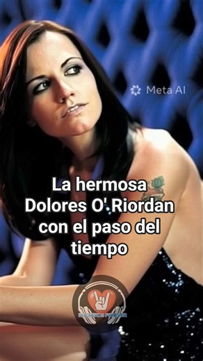 La hermosa Dolores O' Riordan con el paso del tiempo ❤️ #rock #music #thecranberries