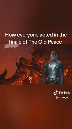 hiw everyone acted in the finale of the old peace #gameing #warframe #fortnite