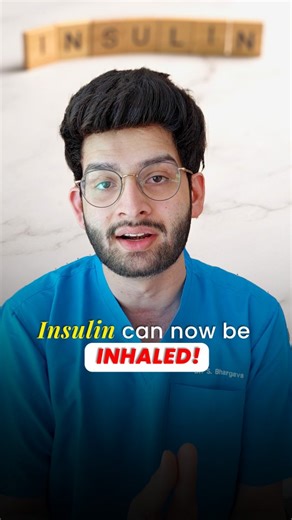 Dr.Siddhant Bhargava on Instagram: "India just made a meaningful move in diabetes care. That viral moment sparked a real conversation, because living with injections isn’t easy, even if it’s routine. Now, India has its first inhaled insulin, a new option after decades of needles. Not a replacement. A choice. And one that must be guided by a doctor, because every journey is different. Awareness matters. Share this with someone who needs to know. #InhaleTheChange #InhaledInsulin #IndiasFirst"