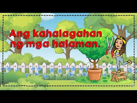 Importance of Plants | Kahalagahan ng mga Halaman | Napahahalagahan ang mga puno, halaman..