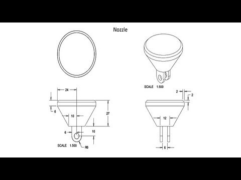 Generating Drawing Sheet and Exporting it to PDF (Pro E Wildfire) Video Tutorial